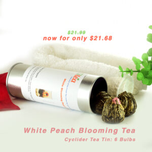 blooming tea tin 6 bulbs