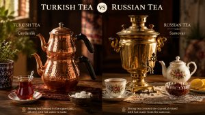 Turkish Tea vs Russian Tea