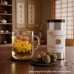 18 Blooming White Peach Tea- Tea Tin (Black Lip) 18 Blooming White Peach Tea- Tea Tin (Black Lip)