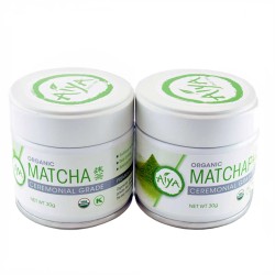 Organic Aiya Matcha Ceremonial Grade 30g - 2 pack