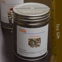 Ali Shan Oolong Tea 10oz Silver Canister