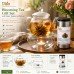 Blooming Tea Gift Set with Glass Teapot & Warmer