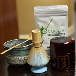 Matcha Bowl Gift Set of 6 - Winter Ocean