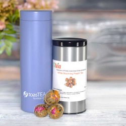 toasTEA travel infuser and 18ct Blooming Peach Tea