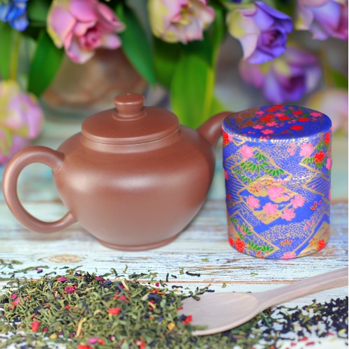Yixing Teapot 8oz with Washi Canister