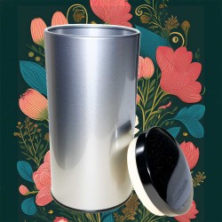 Tea Canister Black Lid
