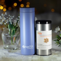 toasTEA travel infuser and 18ct Blooming Peach Tea
