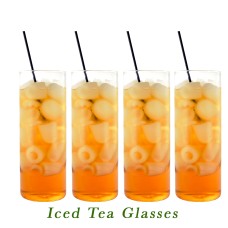 iced teas glasses
