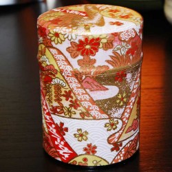 Washi Tea Tin - Ceremony Matcha Caddy Size-40