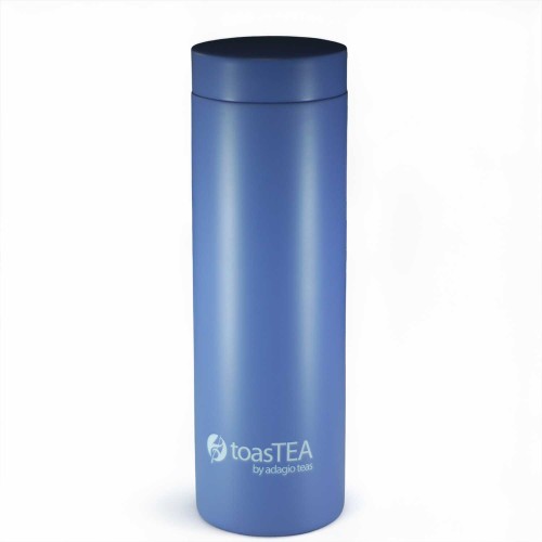 toasTEA travel mug and infuser (black, blue, rose)