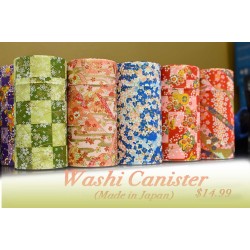 Washi Paper Tea Canister 200g